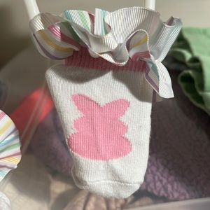 Mud pie Easter socks newborn
